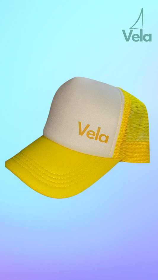 Vela Colorwave Edition – Sun Yellow Trucker Cap | Limited Drop